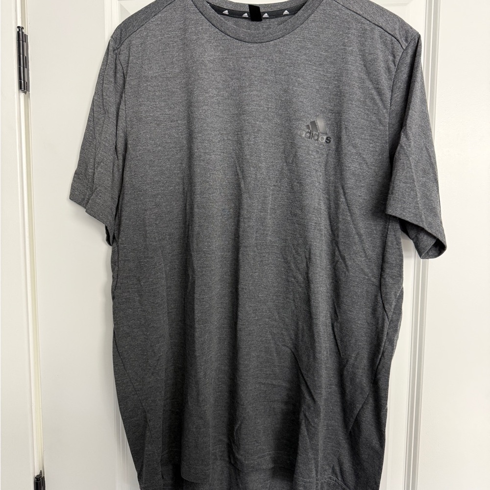 Adidas Primegreen Men's Athletic Tee, Charcoal, XL